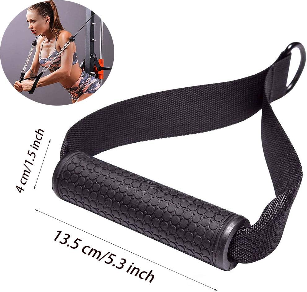 2 Pieces Heavy Duty Exercise Handles, Resistance Exercise Band Handles