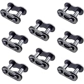#428 Chain Master Links, Carbon Steel Heavy Duty Roller Chain Connector Links for Bike Bicycle Mini Bike Karting Pit ATV Scooter 8pcs CQSPMOTO
