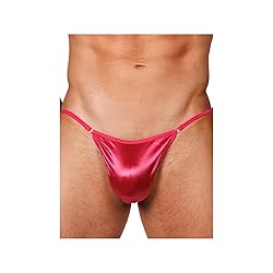 Body Aware Magenta Satin Tanga Brief
