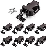 8 Pack Push Latch，Touch Latch Safe Push Latch，Rebound self-Locking Device，Open Catch Lock Drawer Cabinet Catch Touch Latch Cupboard Bedroom