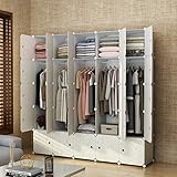 MAGINELS Closet Shelves Wardrobe Clothes Organizer