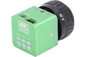 Industrial Microscope Camera, USB 4K 41MP Image Electronic Eyepiece with C Mount Adapter, Remote Control, Telescope Compatibl