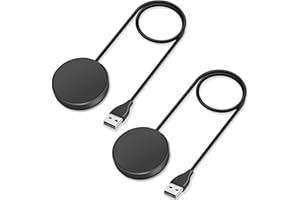 Trami 2 Pack Compatible with Samsung Galaxy Watch 7/6/6 Classic/5/5 Pro/4/4 Classic/3/Active/Active Wireless Charging Dock,Replacement USB Charger Cable Cord Stand for Classic/3 /Active/Active