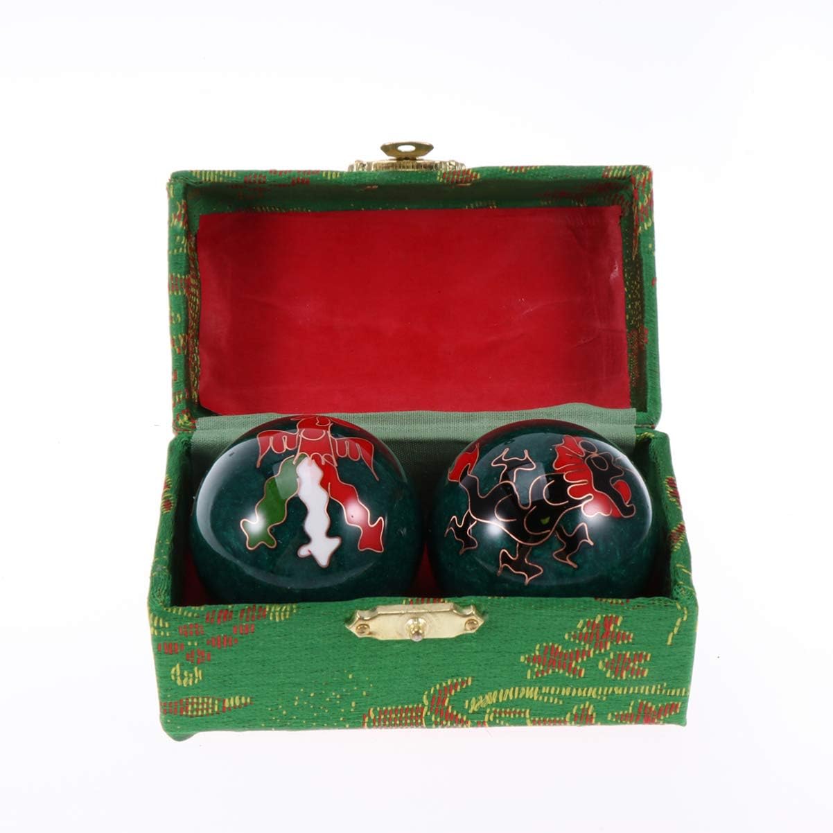 Milisten Chinese Health Baoding Balls 2 Inch Finger Massage Handballs for Stress Relief Meditation Hand Exercise Therapy - Image 3