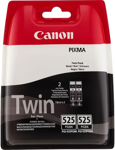 Canon PGI-525 Black Twin Pack Original Ink Cartridges PIXMA MG MX iP iX