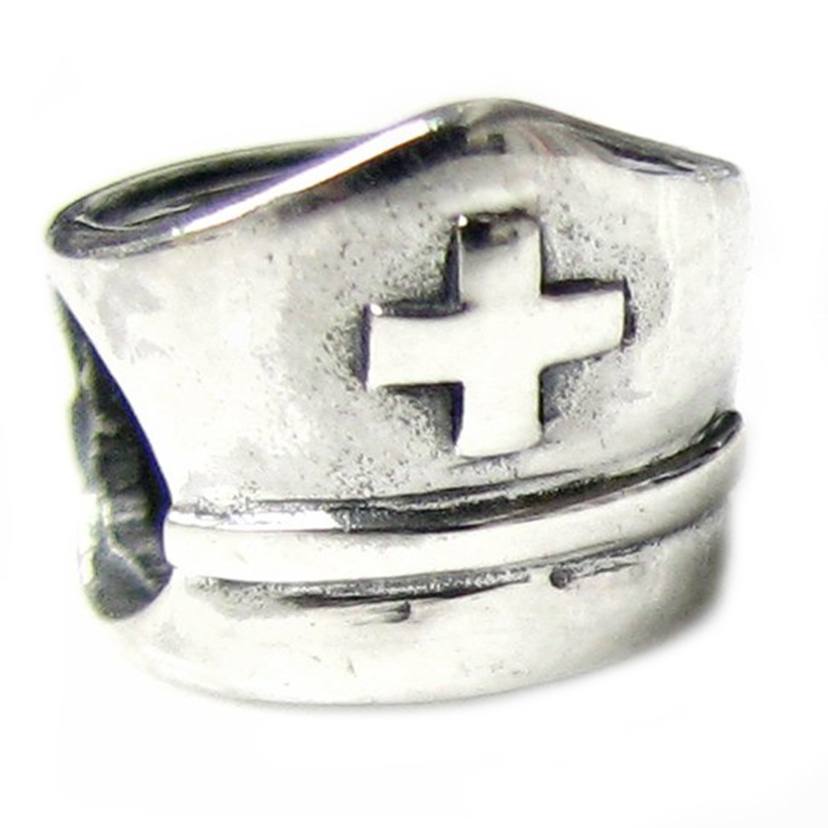 Queenberry Sterling Silver Nurse Cap European Style Bead Charm