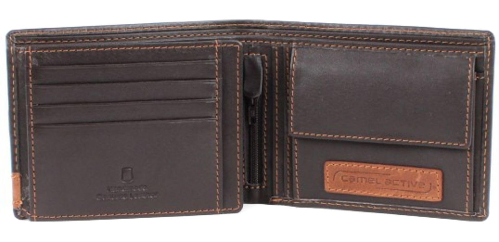 camel active California Wallet - 12.5X2X9.5, Brown