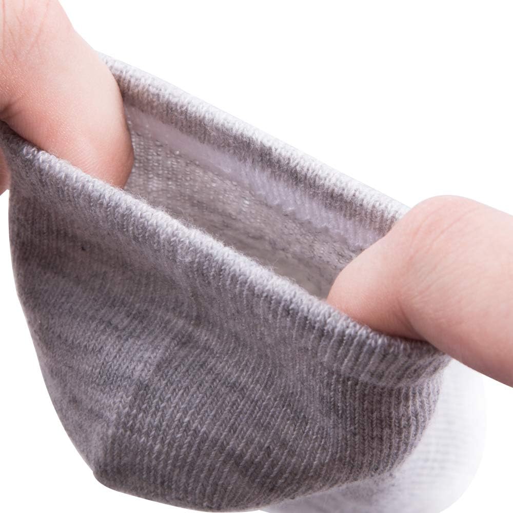 Duufin 25 Pairs Toddler Ankle Socks Low Cut Kids Half Cushion Socks Low Rise Ankle Socks for Boys and Girls: Clothing