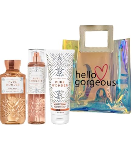 Amazon.com : Bath & Body Works PURE WONDER Deluxe Gift Set