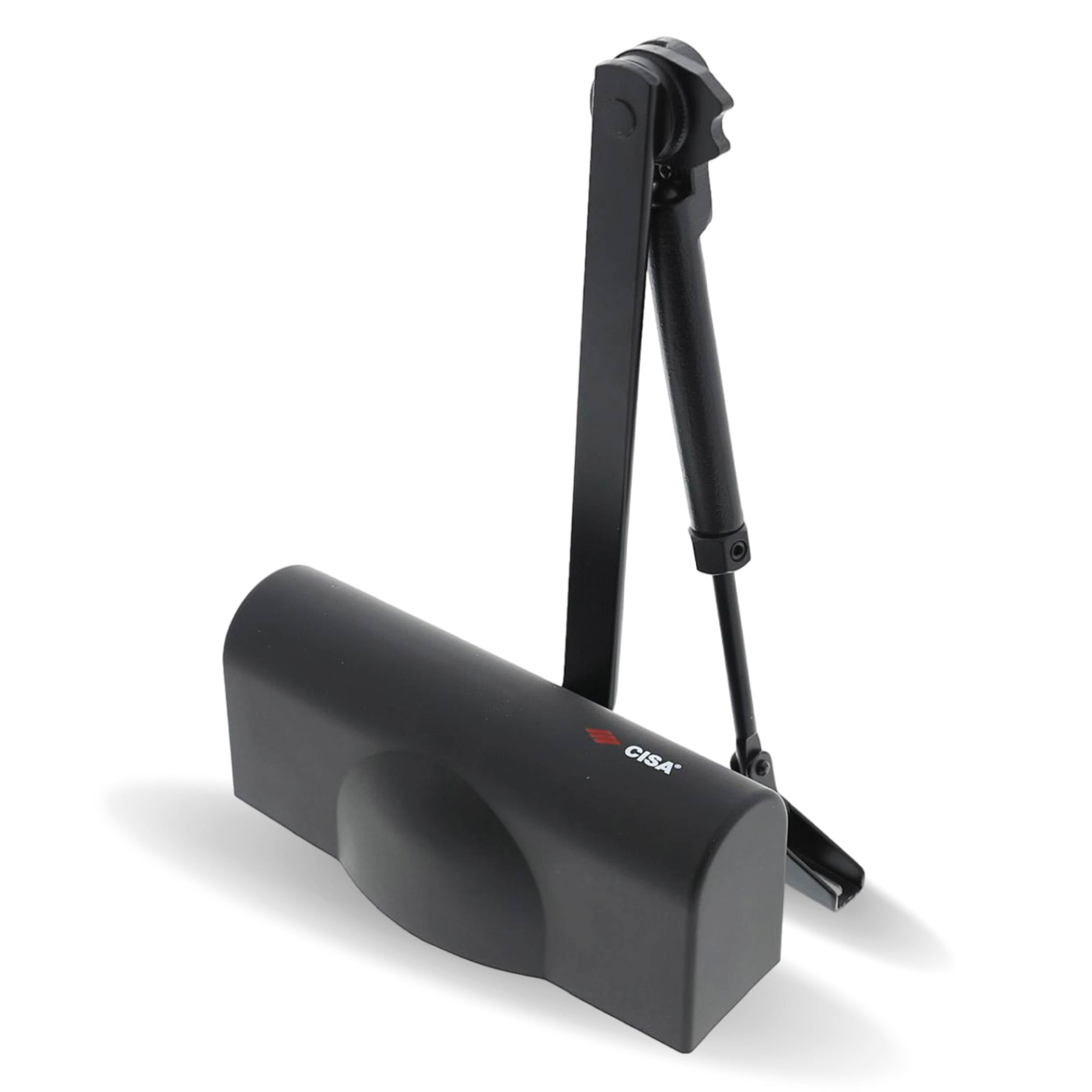 CISA C141603090 C1416-03-0 Door Closer, Matt Black, Max 80 kg