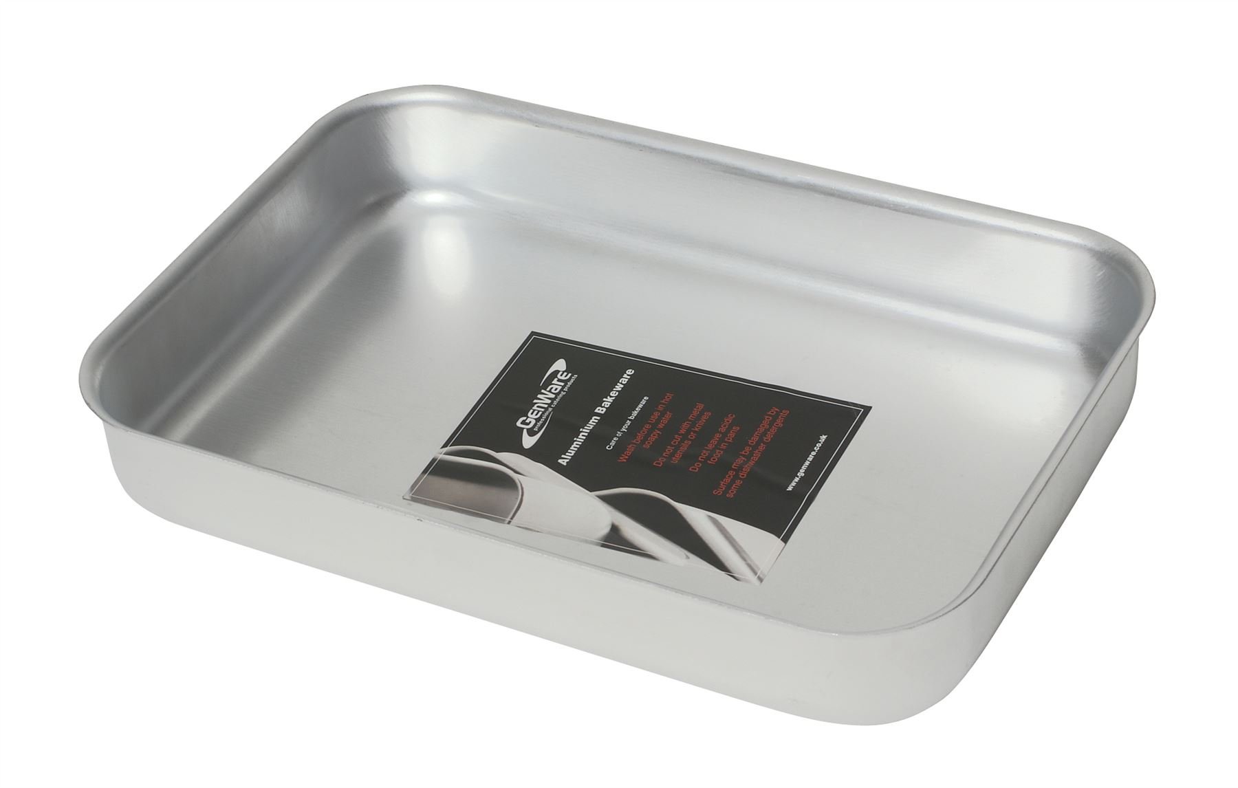 Genware NEV-53-165 Baking Dish, No Handle, 420 mm x 305 mm x 70 mm