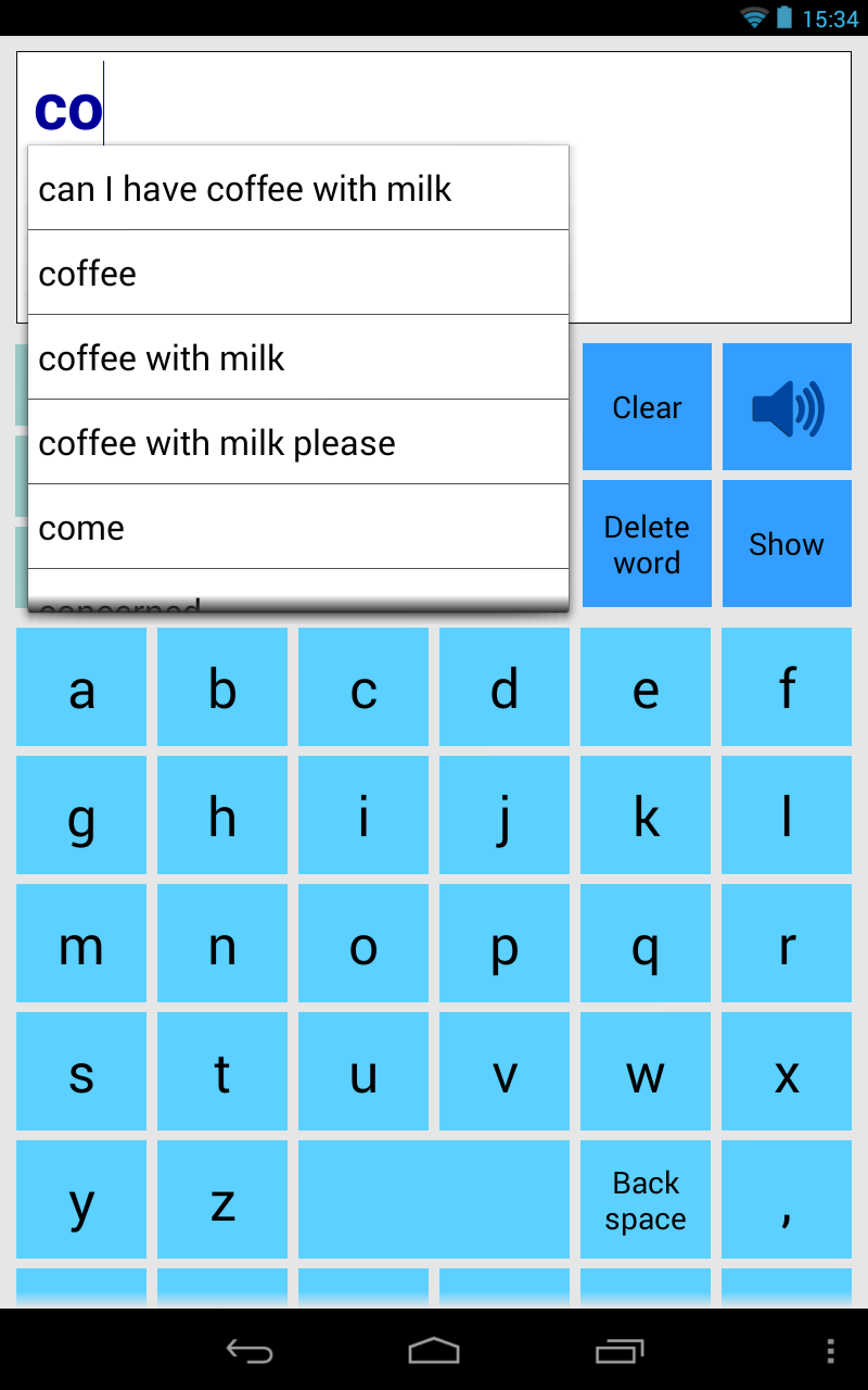 Speech Assistant AAC Appstore for Android