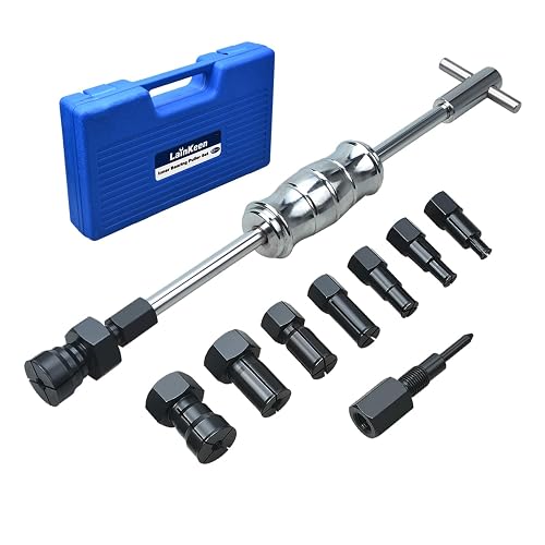 Inner Line Extractor LainKeen 12pcs Blind Hole Collet Bearing Puller Set Internal Extractor ...