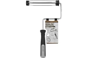 ROLLINGDOG 9 Inch Paint Roller Frame - Heavy Duty 5-Wire-Cage Paint Roller Handle Provides Smooth Rolling,Great for Wall and 