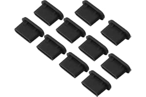 USB Type C Dust Plug - 10PCs Silicone Anti Dust Cover Port Protector | USB C Charging Port Cover with Cleaning Brush | Durabl