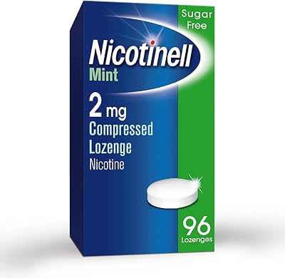 Nicotinell Mint Lozenge 2mg 96 Lozenges Stop Smoking Aids Sugar Free