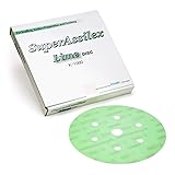 Super Assilex Flexible 6 inch Sanding Discs, Lime