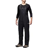 BenBoy Mens Snow Bibs Ski Pants Softshell Waterproof Insulated Ripstop Snowboarding Overalls Winter
