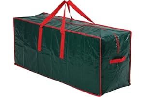 BIEBOS Artificial Large Christmas Tree Storage Case Bags With Handles,Fits Up To 9 Ft Artificial Trees Zippered Bag Protects Against Dust, Insects And Moisture