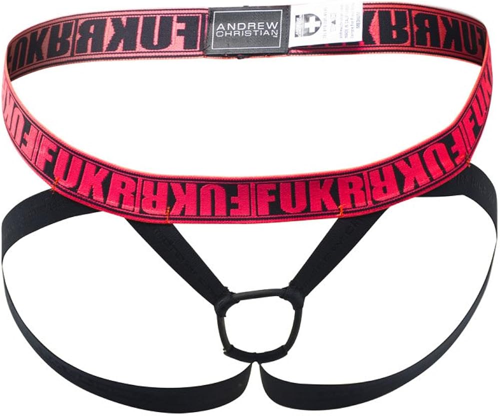Andrew Christian FUKR CRing Jock, Black, XSmall Amazon.co.uk Health