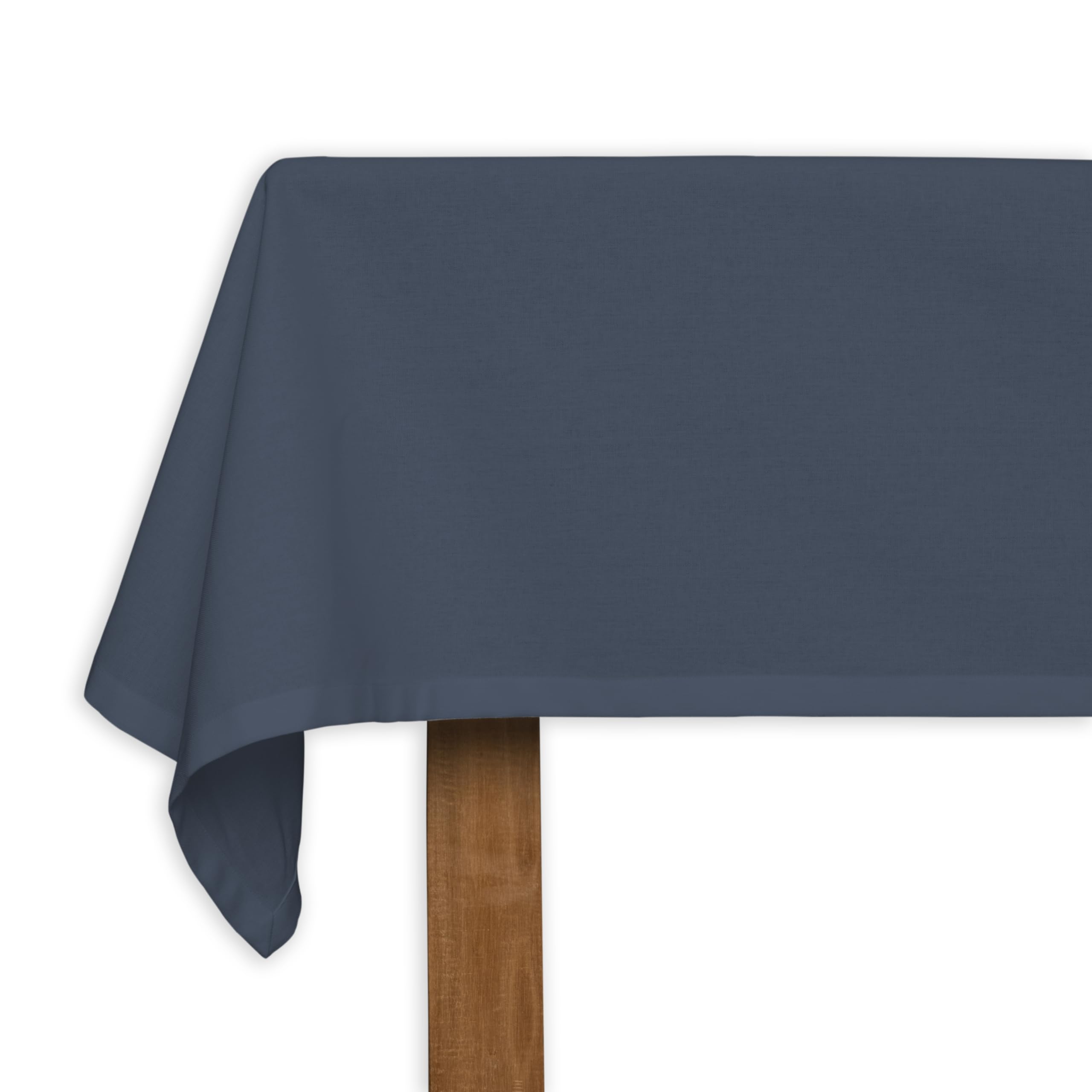 CALICOT Tablecloth Cotton Rectangle TableCover 63x90 Inch Table Cloths Washable Reusable Spring Easter Decor, Kitchen Outdoor Party Wedding Buffet Dining Table Decor|Indigo