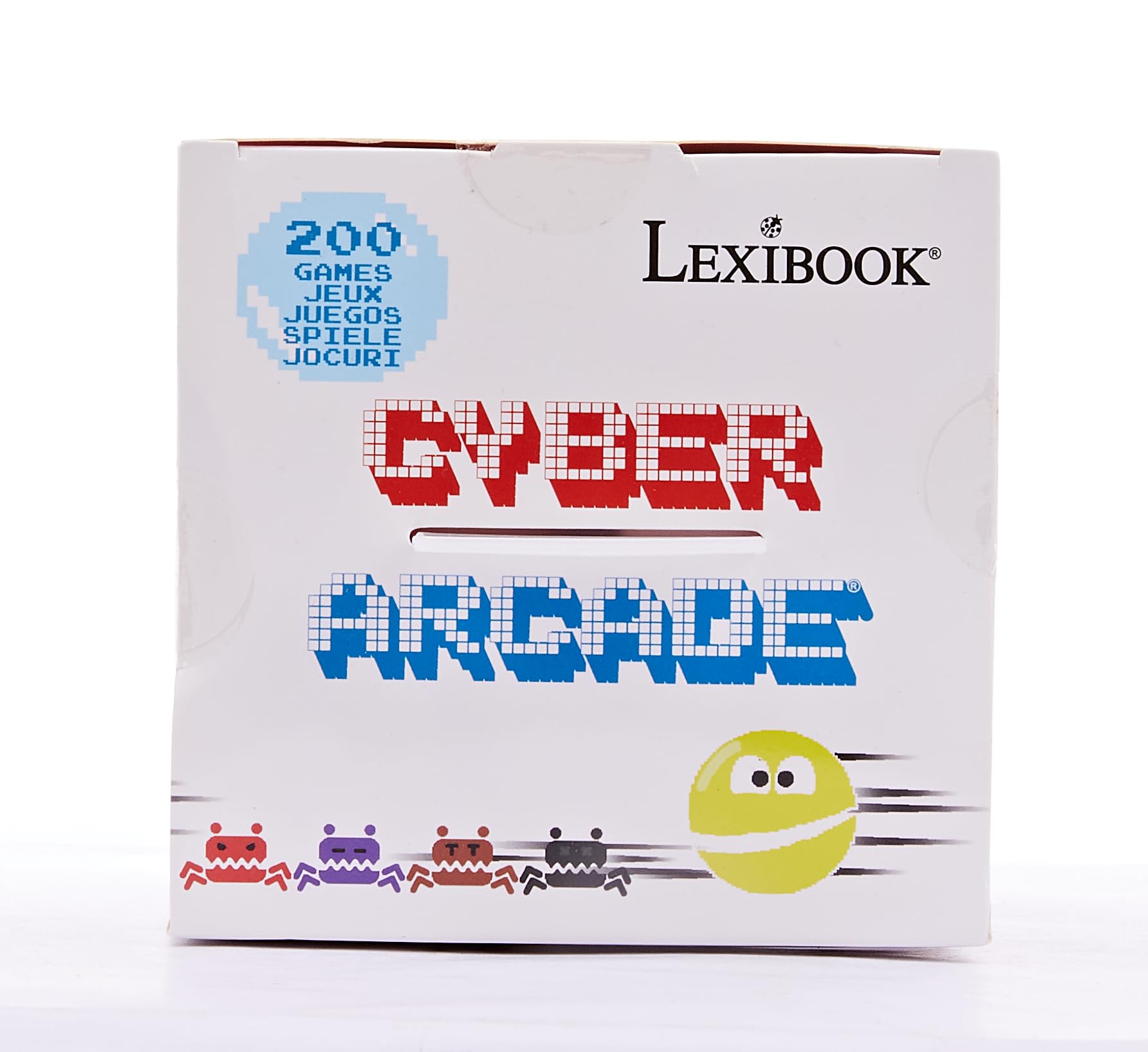 Lexibook Cyber Arcade Portable Retro Game Console, 200 Games, 2.8’’ LCD Colour Screen, Compact, Battery Operated, Blue/Green, JL2940