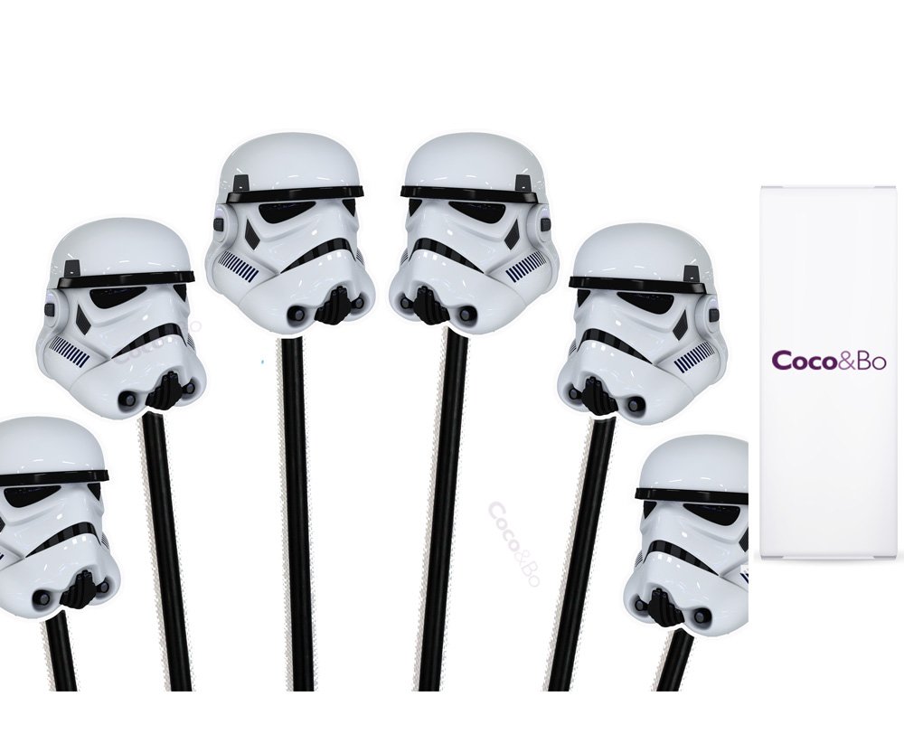 8 X Coco Bo Stormtrooper Cupcake Toppers Star Wars Theme Cake