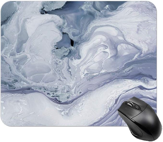 Marble Mouse Pad Marble Print Mouse Mat NonSlip Rubber