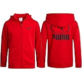 PUMA Boys Zip Up Hoodie - Cozy Performance Fleece Kids Zip Up Hoodie for Boys - Athletic Sweatshirt for Sports and Daily Wear