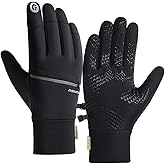Yunkevivo Winter Gloves for Men and Women Waterproof Gloves Thermal Sport Glove for Running Cycling Driving Hiking