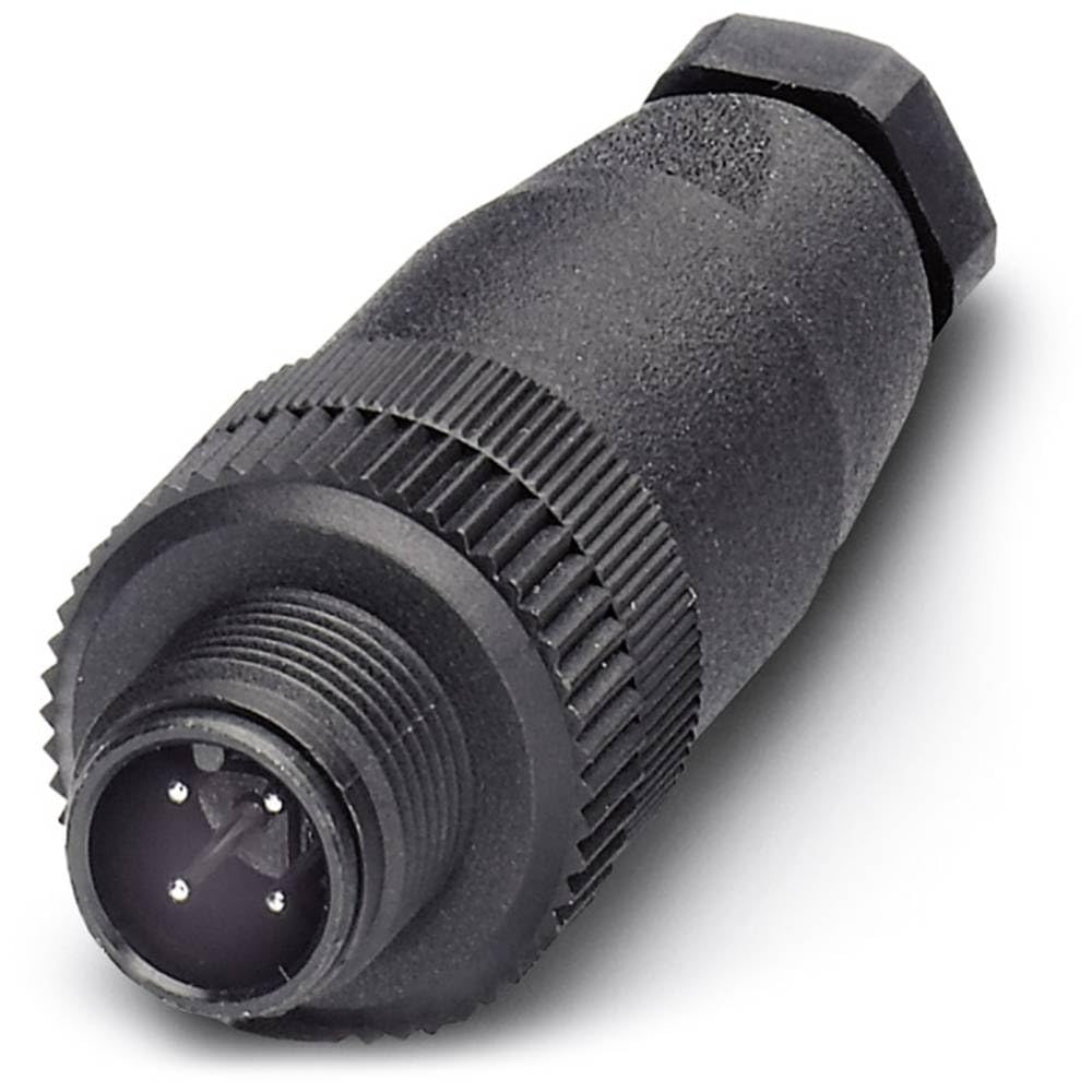 PHOENIX CONTACT SACC-M12MS-4CON-PG 7 Connector, 4-Pin M12 Plug Angled, Pg7 Cable Gland, 4 mm-6 mm Cable Outer Diameter, 17,300 g