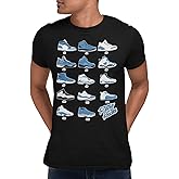 Jordan Retro Sneakers University Blue Image T Shirt to Match, Tee to Match Jordans 1 2 3 4 5 6 11 12 13