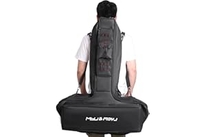 MOYUJIAN Crossbow box soft lining to protect the crossbow equipped with a pocket specifically for storing magnifying glasses crossbow case soft that is not easily flooded wear-resistant and dirt resistant