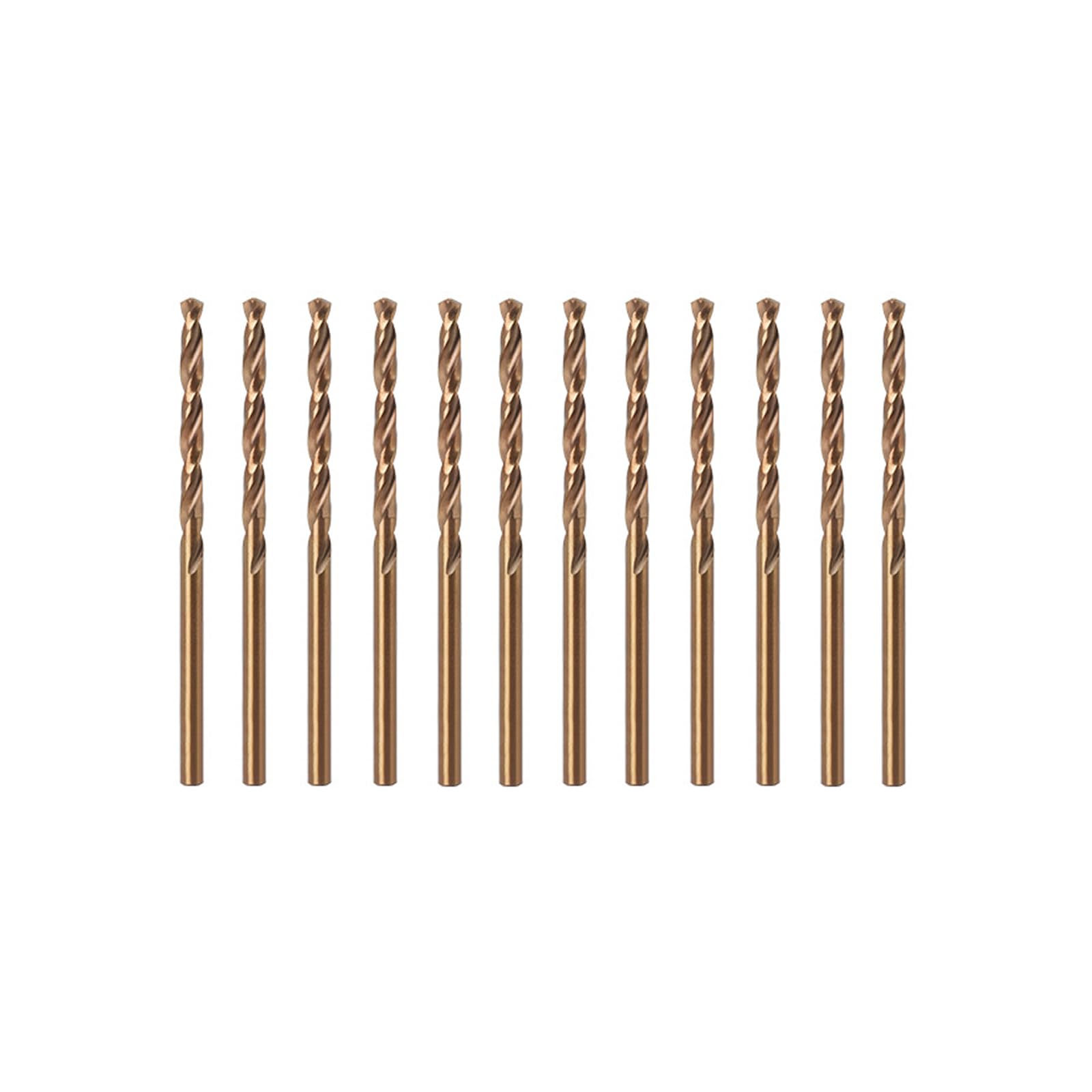 Misuyue 8% Cobalt Drill Bits, Metal Drill Bit Set 2.2mm, 12pcs HSS M42 Carbide Twist Drill Bit for Metal Stainless Hard Steel Aluminum, Wood Drill Bits