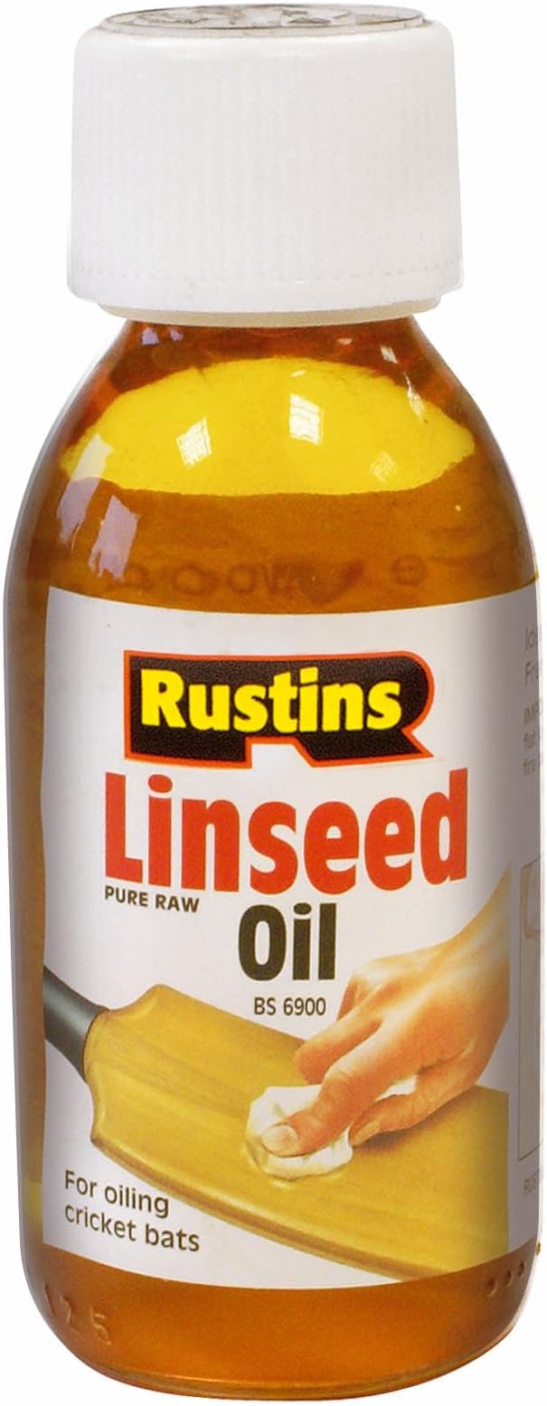 Rustins Raw Linseed Oil 125ml Brand Rustins Natural Wood Treatment