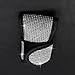 U&M 2pcs/Set Bling Bling Car Handbrake Cover & Shift Gear Knob Cover Luster Crystals Car Accessories for Women Universal Fit (Bling-White)