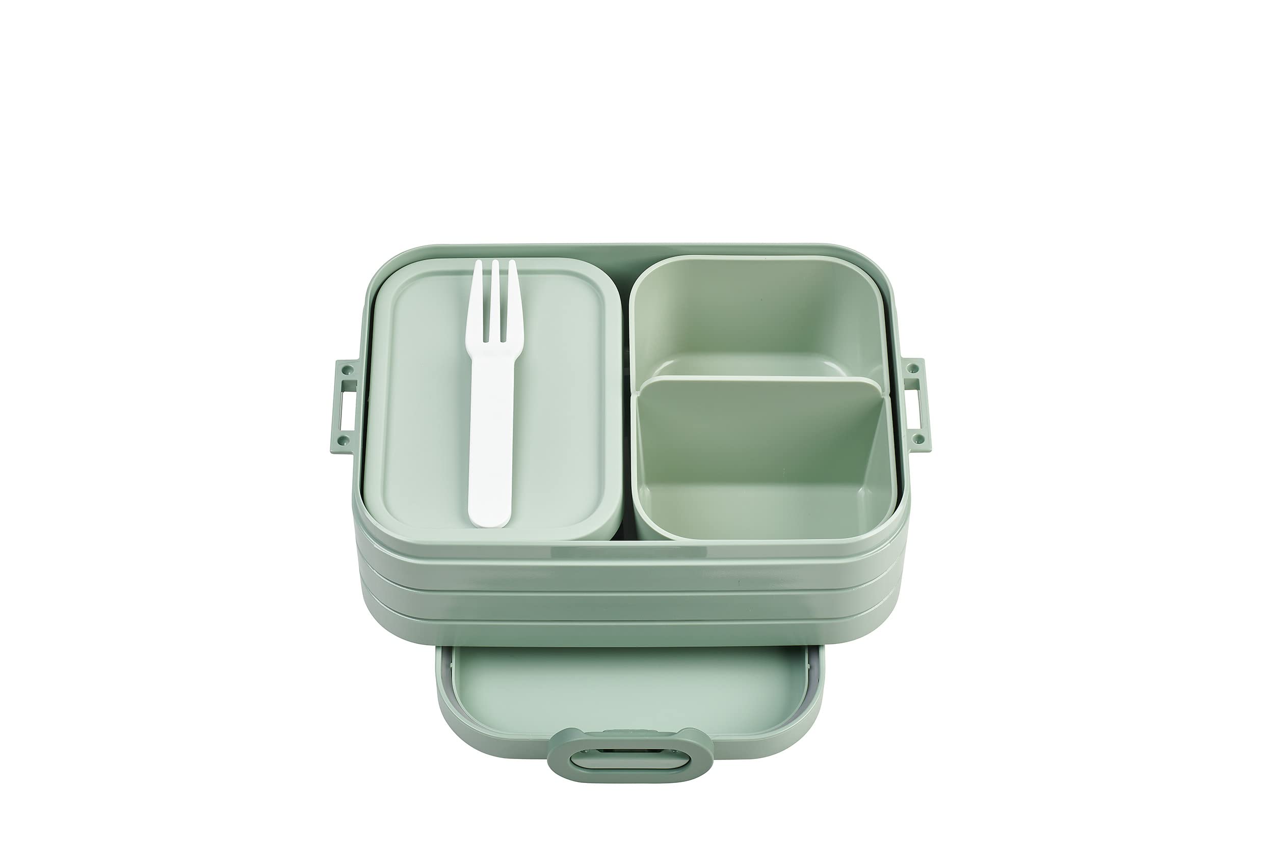 Mepal – Bento Lunchbox Take A Break Midi – Lunch Box With Bento Box – Lunch Box For Sandwiches, Small Snacks & Left Overs – Snack & Lunch - 900 ml - Nordic Sage