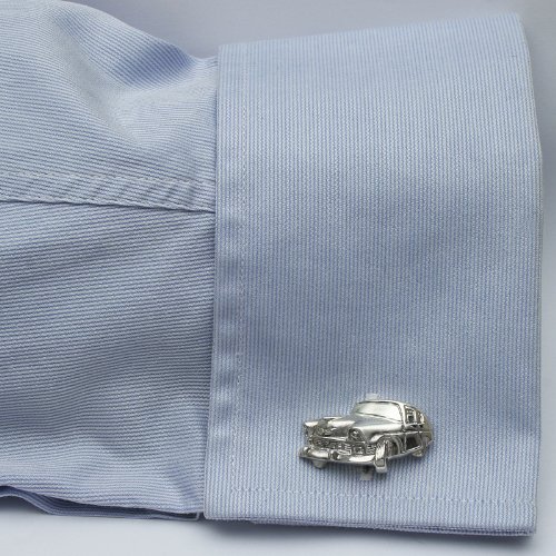 ZAUNICK Chevy Car Cufflinks Sterling Silver