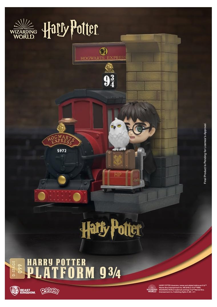 Beast Kingdom Warner Bros - Diorama-099 - Harry Potter - Voie 9 3/4