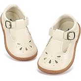 noorkiz Toddler Girl Mary Jane Dress Shoes Wide Flats for Girls Wedding Party Church Princess Shoe