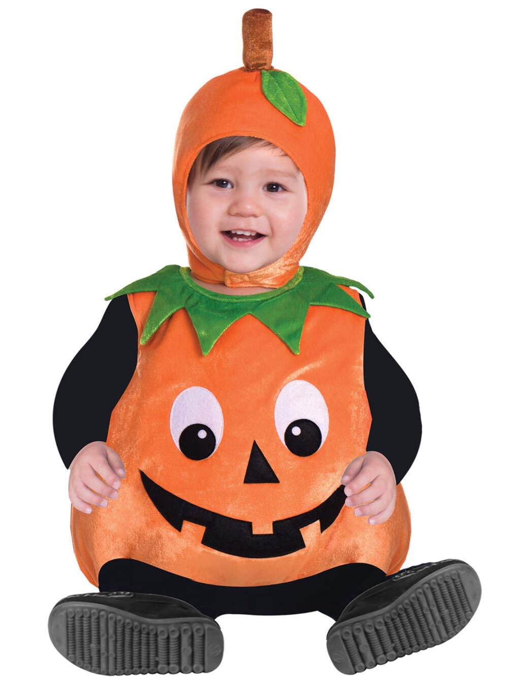 amscan 9903885 Childs Pumpkin Cutie Pie Fancy Dress Halloween Costume (3-4 Years), Orange