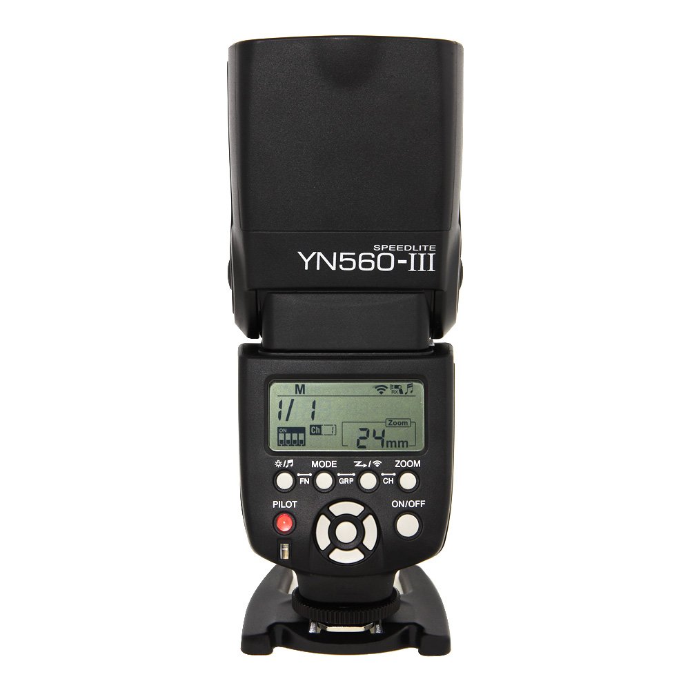 Yongnuo YN560 Mark III YN560-III YN560III Flash Unit for Canon, Nikon, Pentax, Olympus with Tarion Folding Softbox and German Instructions