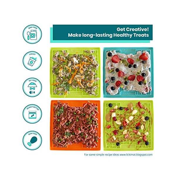 LickiMat Classic Soother, Dog Feeding Mat for Boredom and Anxiety Relief, Ideal for Food, Treats, Yoghurt or Peanut…