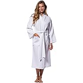 Turquaz Lightweight Full-Length Robes For Women Waffle Kimono Bathrobe - Soft, Fast-Drying, Long-Lasting Cotton Blend Unisex