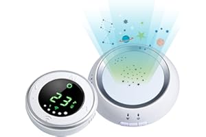BEBCARE BABY Bebcare Hear Audio Baby Monitor with Ultra-Low Radiation Safe Technology, Breathing Sensor, Night Light and White Noise Silencer for Reception up to 2000 feet (Without Breathing Sensor Mat)