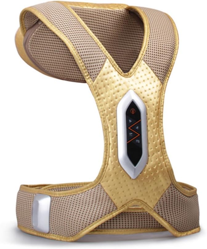 BYETOW Neck Shoulder Electric Massage Hitting Size Vibration Massager Belt Pain Relief Home Therapy Relaxation Health Care