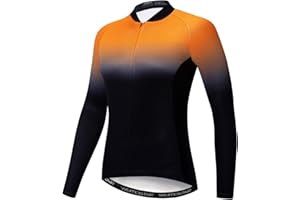 Weimostar Women's Cycling Jersey Long Sleeve Bike Shirt Top MTB Bicycle Clothing Breathable
