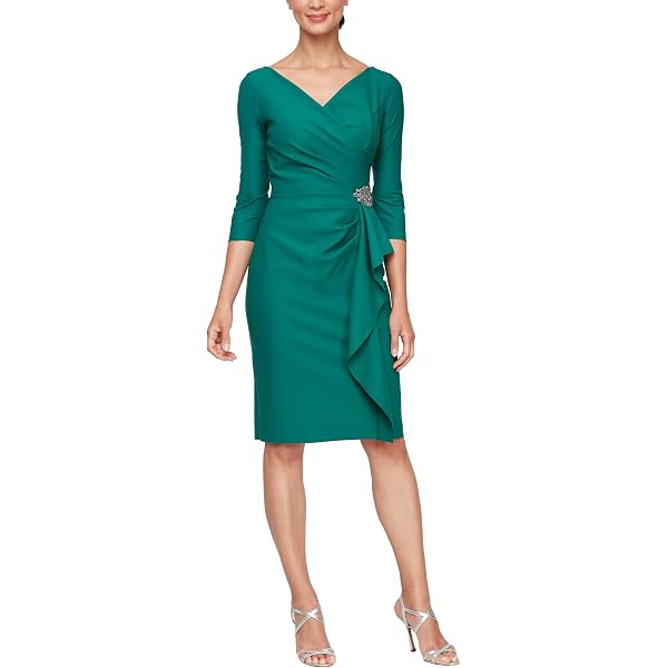Robe BCBG Max Azria Off-white (blanc Cassé) à Une épaule - Taille 0 - Neuf Sans étiquettes - Style élégant