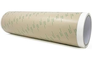 Gizmo Dorks 468MP Double Sided Adhesive Transfer Tape Sheet Roll, 12" Width x 20 ft