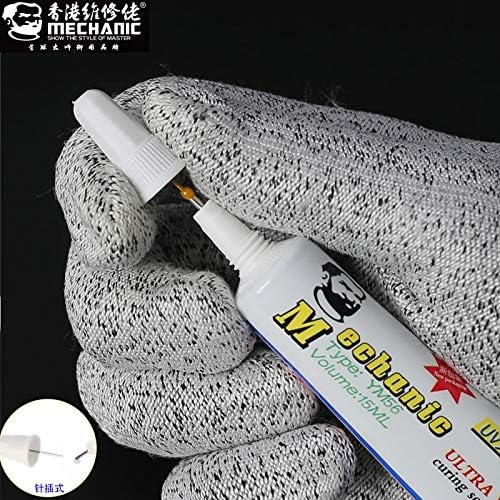 Jammas UV Solder Resist BGA PCB UV Curable Solder Great Mast Solder Mask Solder Resist 15ml Red/blue/green/Yellow/Black/White - (Color: Green oil)